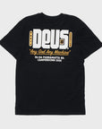 Deus Mens Outage T-Shirt - Black - ManGo Surfing