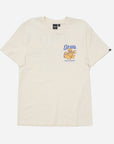 Deus Mens Overbite T-Shirt - Dirty White - ManGo Surfing