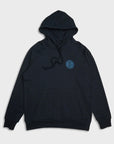Deus Mens Pill Logo Hoodie - Black - ManGo Surfing