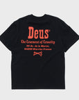 Deus Mens Showdown T-Shirt - Black - ManGo Surfing