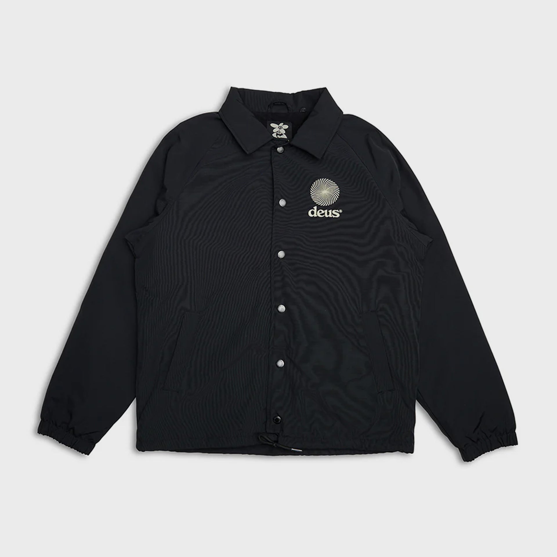 Deus Mens Strata Coach Jacket Black – ManGo Surfing