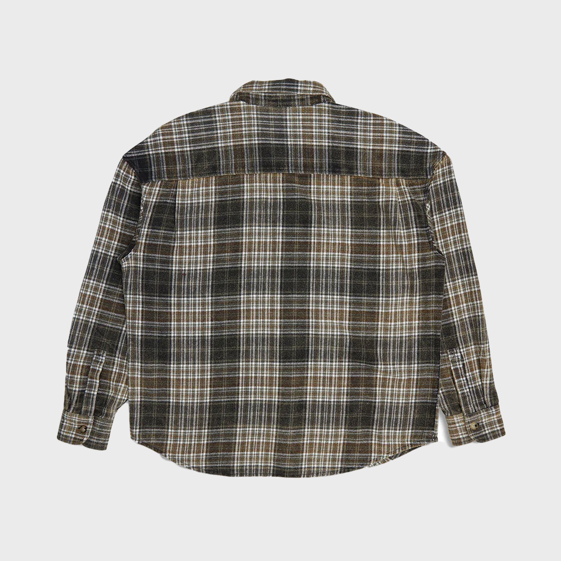 Deus Mens Vacay Check Shirt - Grey Check - ManGo Surfing