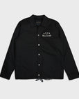 Deus Mens Workshop Coach Jacket - Black - ManGo Surfing