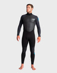 C-Skins Element 3/2 Mens Wetsuit - Black/Anthracite/Cyan - ManGo Surfing