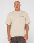Rusty Surfing Co T-Shirt - Stone - ManGo Surfing