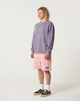 The Critical Slide Society Mens Friends Crew Sweatshirt - Violet - ManGo Surfing
