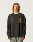 The Critical Slide Society Mens Service Crew Sweatshirt - Phantom - ManGo Surfing