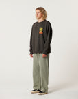 The Critical Slide Society Mens Service Crew Sweatshirt - Phantom - ManGo Surfing