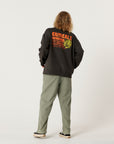 The Critical Slide Society Mens Service Crew Sweatshirt - Phantom - ManGo Surfing