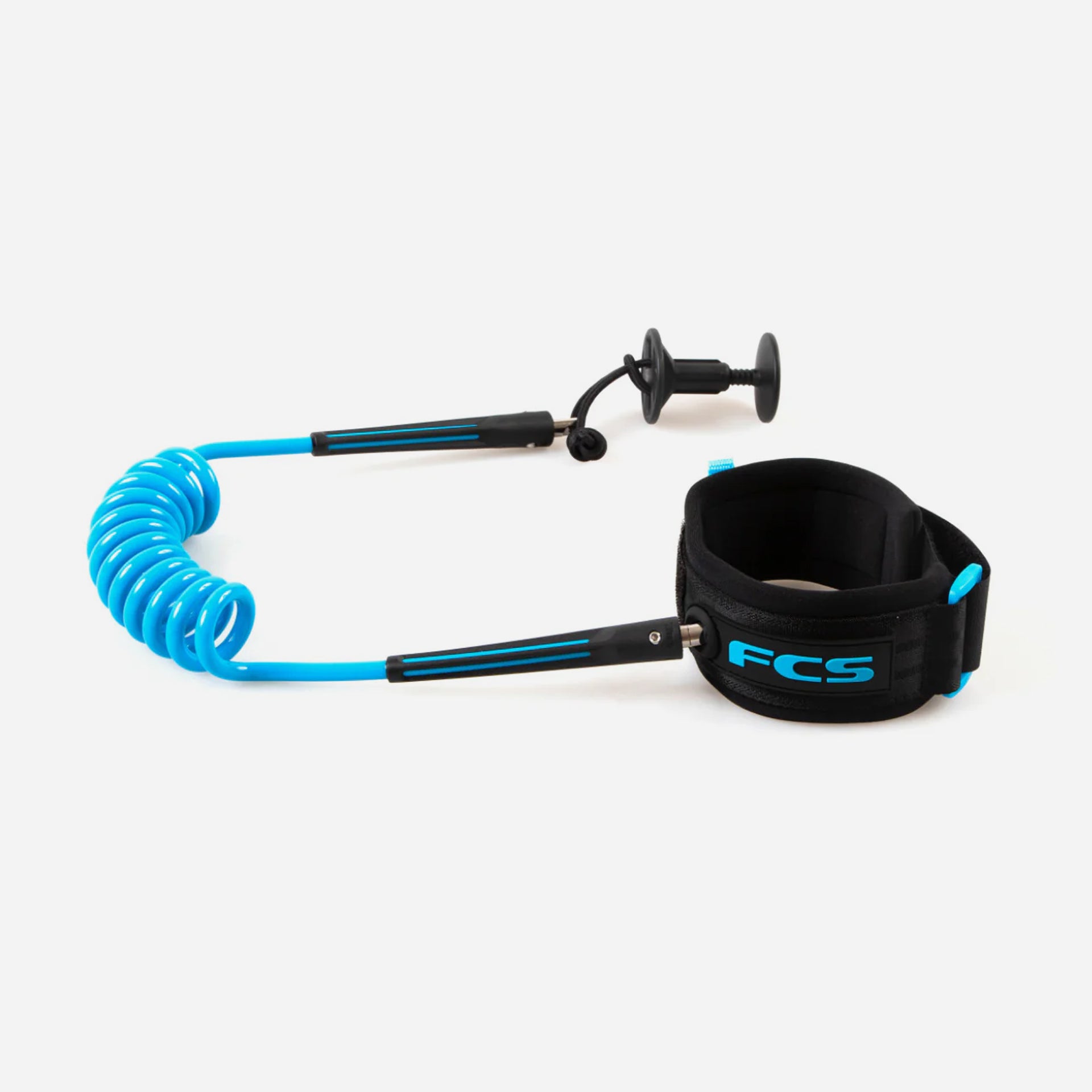 FCS Bodyboard Wrist Leash - Black/Blue - ManGo Surfing