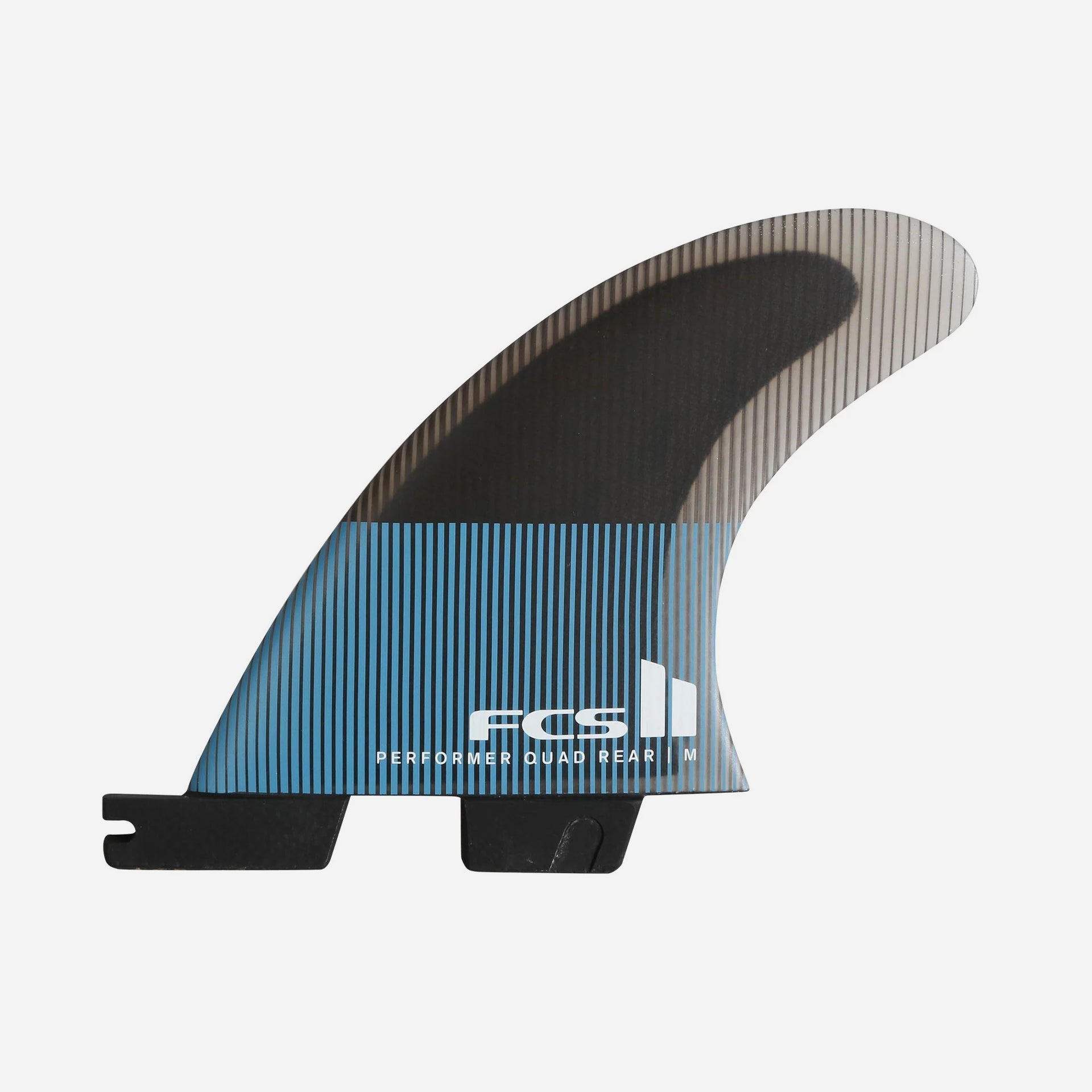 FCS II Performer PC Quad Retail Fins - Tranquil Blue - ManGo Surfing