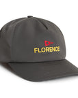 Florence Marine Logo Twill Hat - One Size - Charcoal - ManGo Surfing