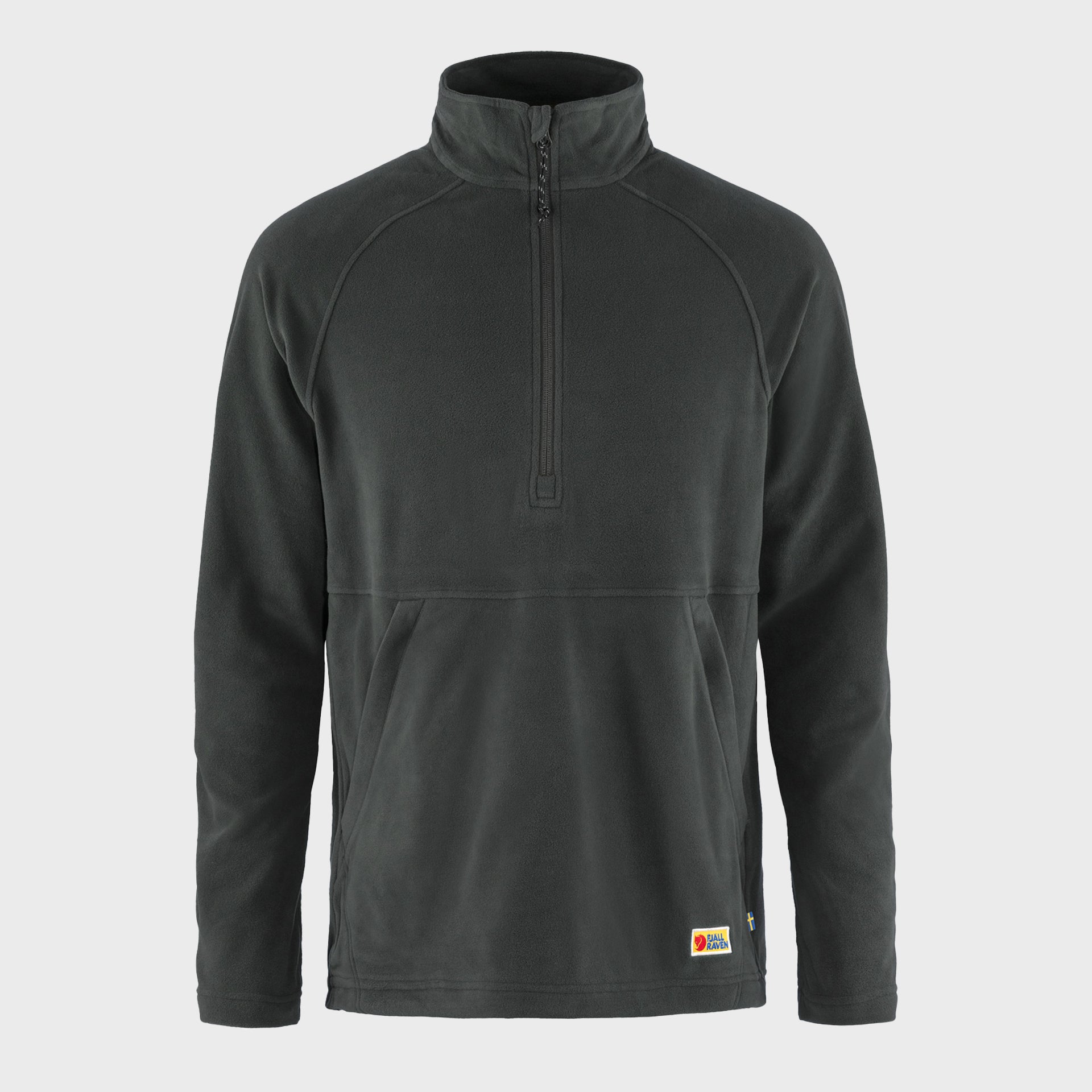 Fjallraven Mens Vardag Lite Fleece Sweater - Dark Grey - ManGo Surfing