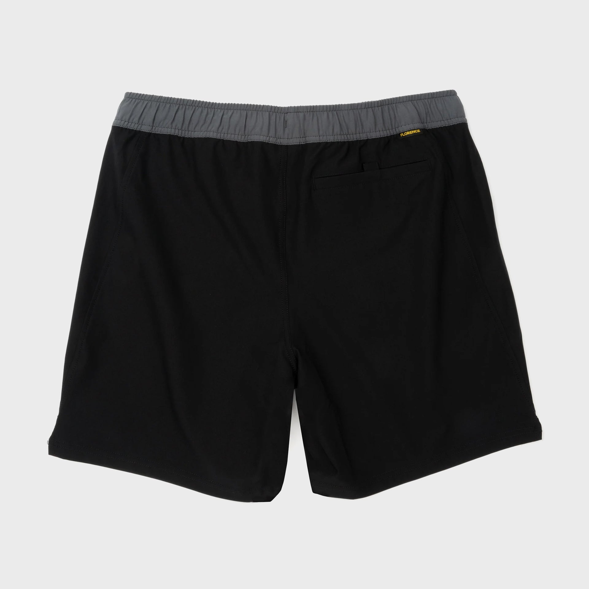 Florence Marine Standard Issue Elastic Shorts - Black - ManGo Surfing