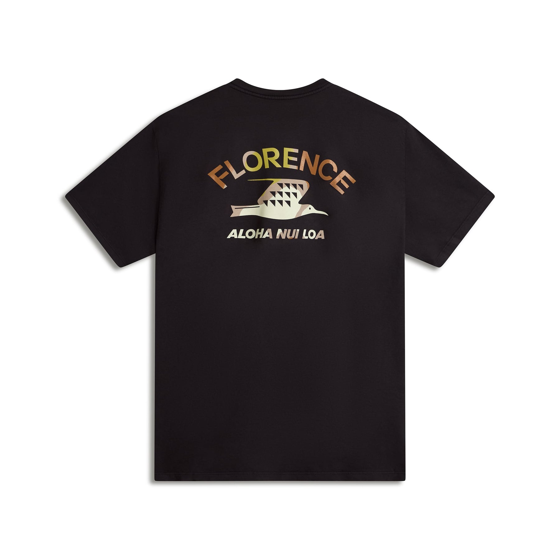 Florence Marine IWA Nui Loa T-Shirt - Black - ManGo Surfing