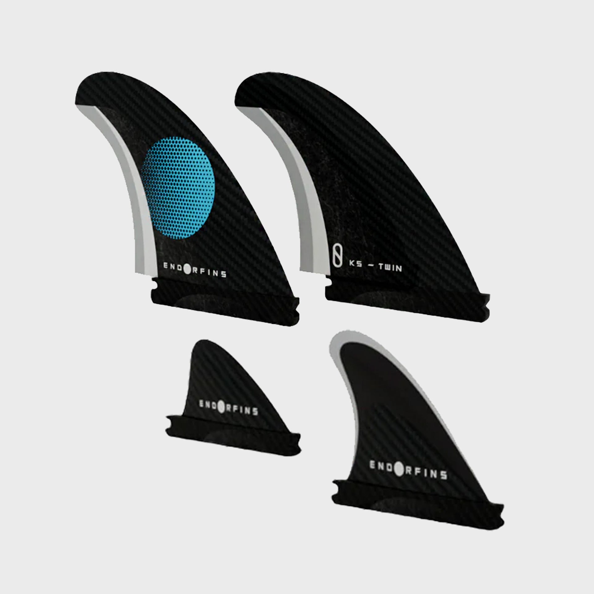 Firewire Endorfins Twin + 2 Fin Set - Single Tab - Blue/Black - ManGo Surfing