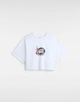 Vans Womens Follow Relax Crop T-Shirt - White
