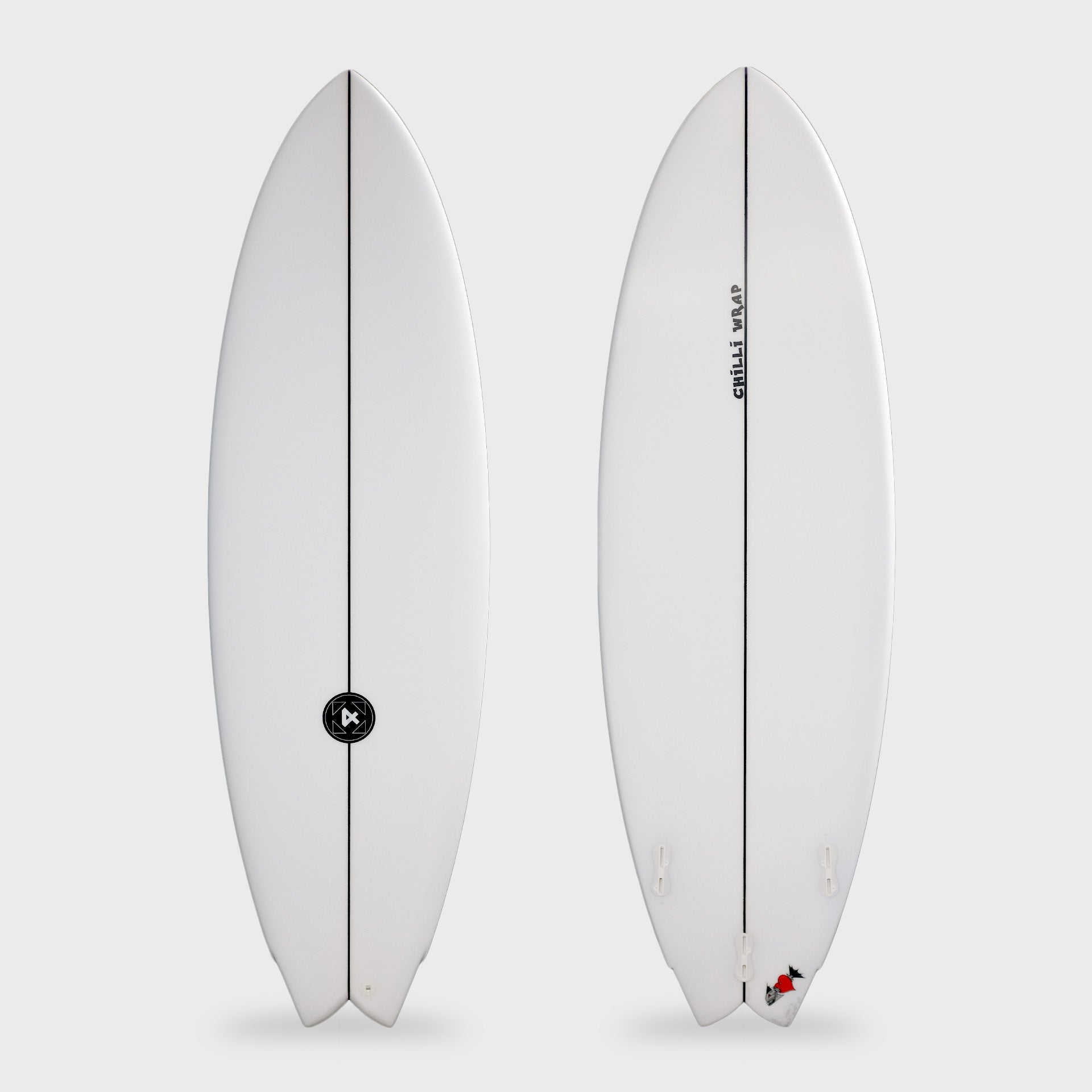 Fourth Surfboards Chilli Wrap Hybrid (3 x Fin - Thruster 2+1 Twin)  Surfboard