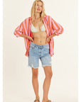 Sisstr Evolution Seyna Long Sleeve Woven Top - Peony