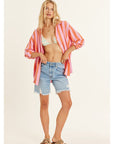 Sisstr Evolution Seyna Long Sleeve Woven Top - Peony