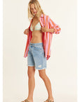 Sisstr Evolution Seyna Long Sleeve Woven Top - Peony