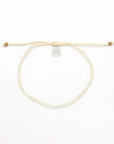 Pineapple Island Alona Beach Shell Bracelet Set - Cream