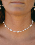 Pineapple Island Giada Rahayu Shell Beaded Necklace - White