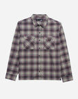 Lost Mens Agitator Long Sleeve Flannel Shirt - Mauve - ManGo Surfing