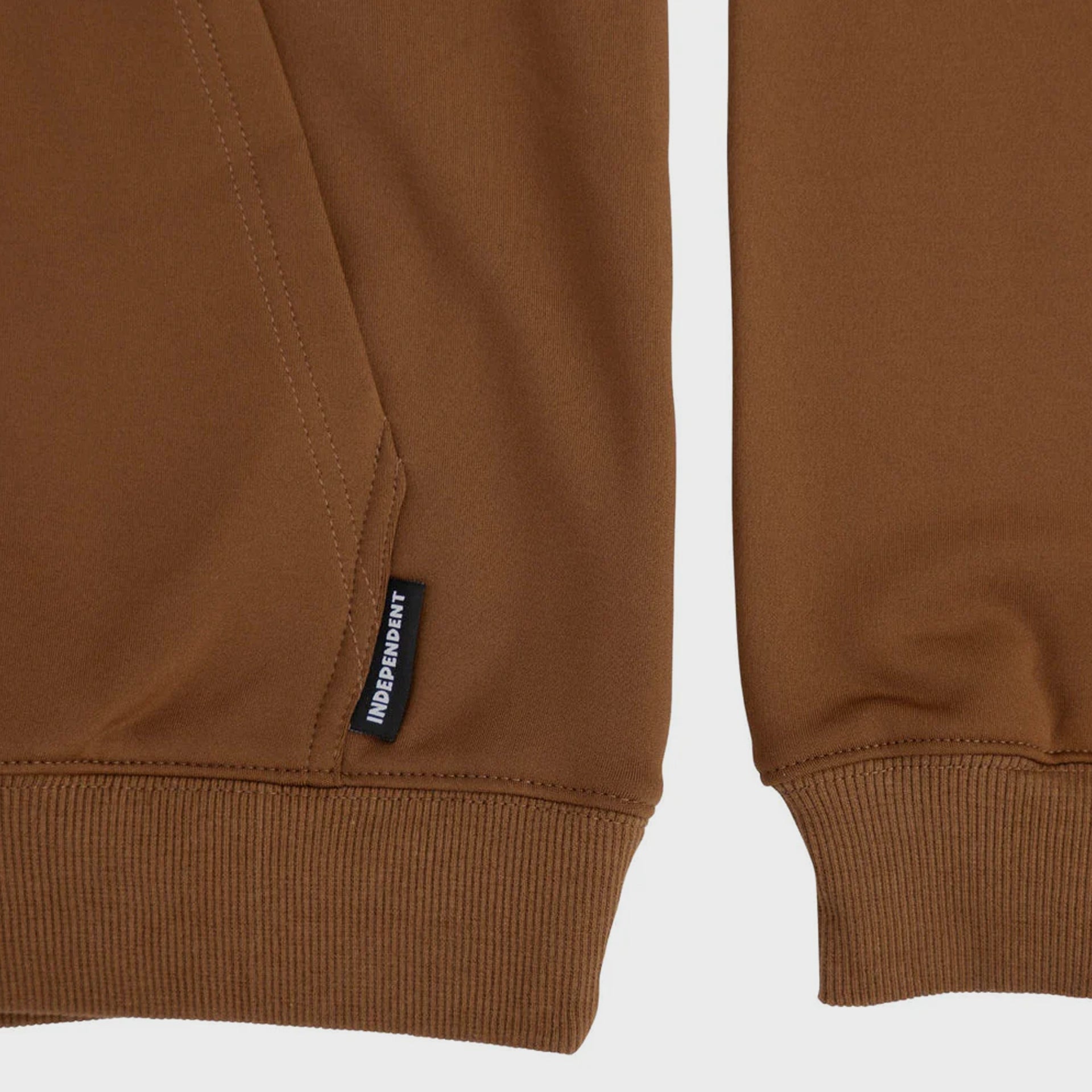 Independent Mens Clipper Zip Hoodie - Brown - ManGo Surfing