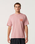 The Critical Slide Society Mens Sabbatical T-Shirt - Dusty Coral - ManGo Surfing
