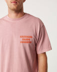 The Critical Slide Society Mens Sabbatical T-Shirt - Dusty Coral - ManGo Surfing
