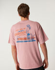 The Critical Slide Society Mens Sabbatical T-Shirt - Dusty Coral - ManGo Surfing