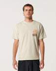 The Critical Slide Society Mens Service T-Shirt - Ecru - ManGo Surfing