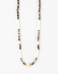 Pineapple Island Kauai Puak Shell and Pearl Necklace - Brown/White