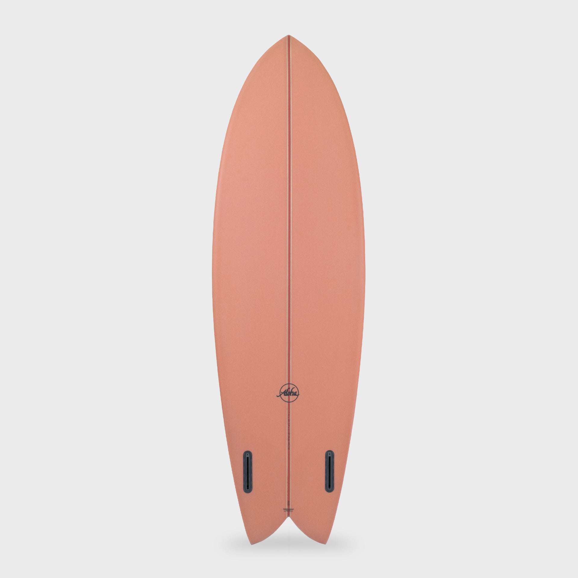 Keel Twin PVCP Fish Surfboard - 5&#39;9, 5&#39;10, 6&#39;0, 6&#39;2 and 6&#39;4 - Coral - ManGo Surfing