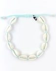 Pineapple Island Livadi Cowrie Shell Surf Anklet - Blue