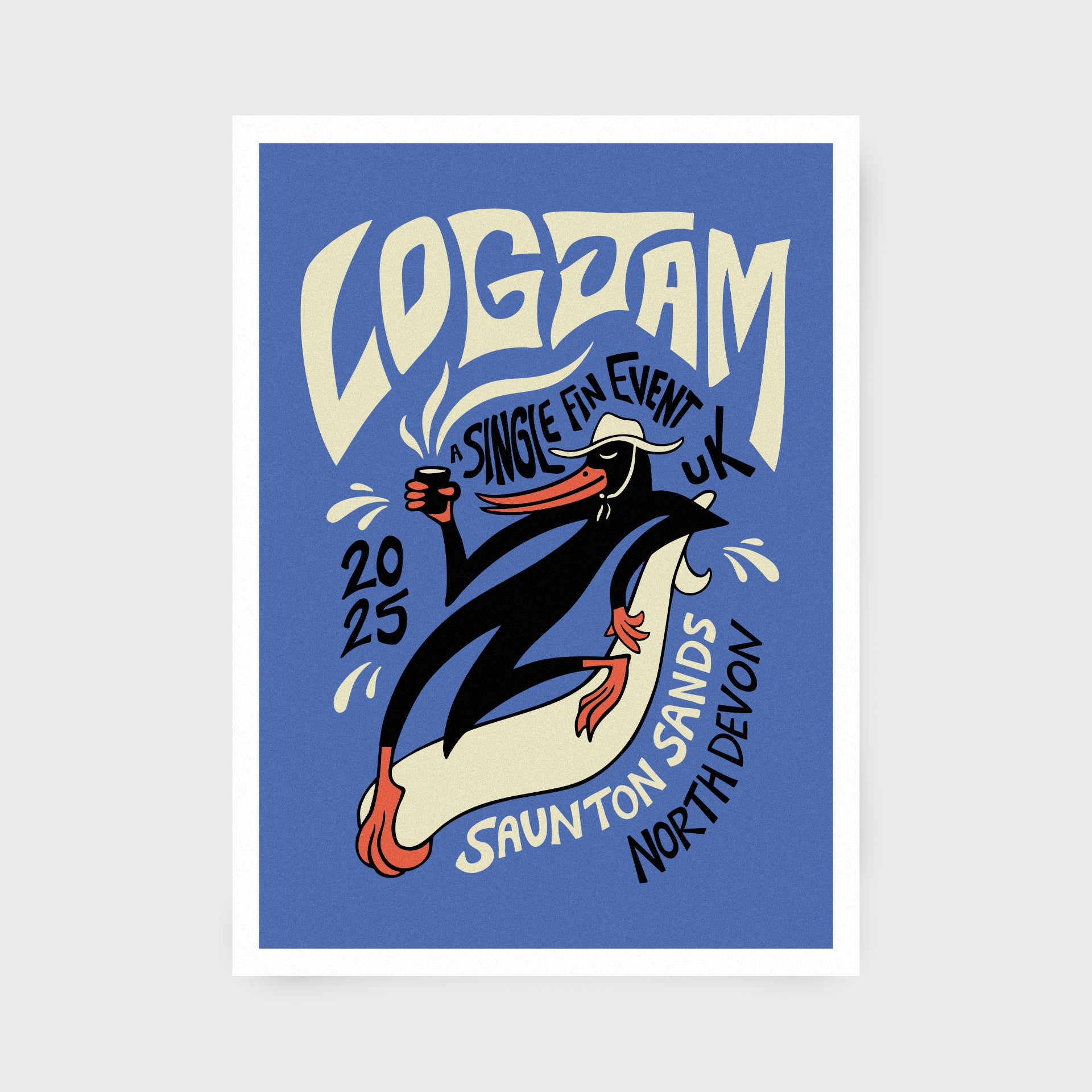 Log Jam 2025 – Official T-Shirt & A3 Print ***Pre-Order*** - ManGo Surfing