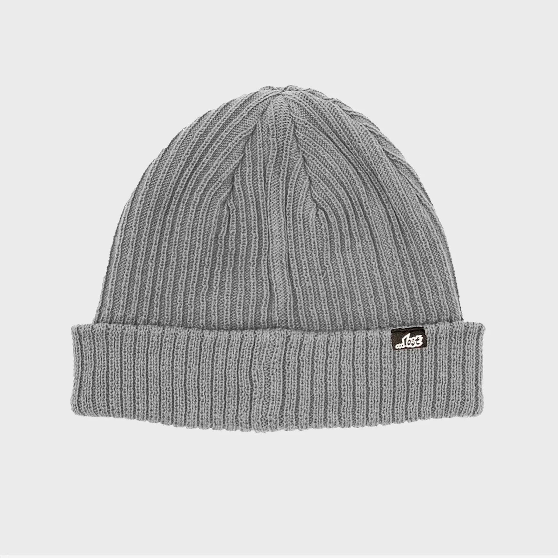 Lost Nice Catch Beanie Hat - Heather Grey - ManGo Surfing