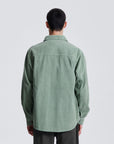 The Critical Slide Society Mens Surface Cord Overshirt - Sage - ManGo Surfing
