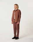 The Critical Slide Society Mens Lazy Boy Twill Shirt - Chestnut - ManGo Surfing