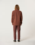 The Critical Slide Society Mens Lazy Boy Twill Shirt - Chestnut - ManGo Surfing