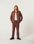 The Critical Slide Society Mens Lazy Boy Twill Shirt - Chestnut - ManGo Surfing