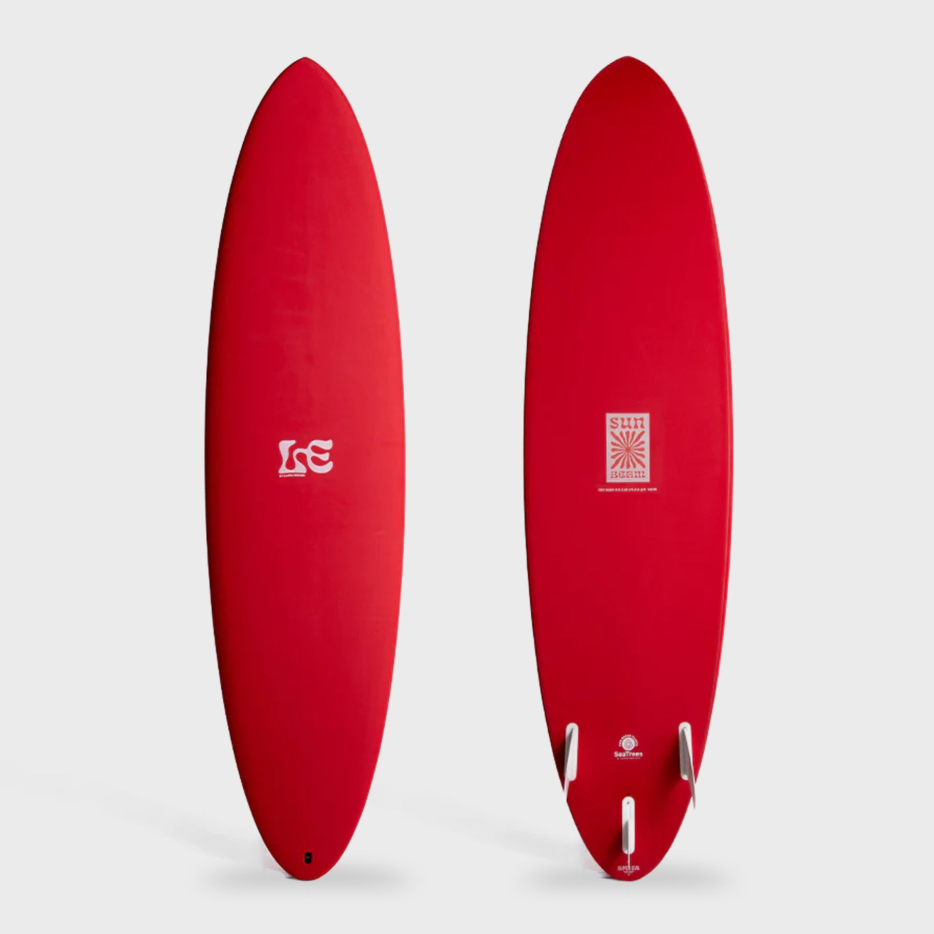 Mick Fanning X Laura Enever Sun Beam Surfboard - Cherry