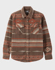 Loser Machine Elmwood Fleece Shirt - Brown - ManGo Surfing