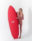 Mick Fanning X Laura Enever Ying Yang Surfboard - Cherry