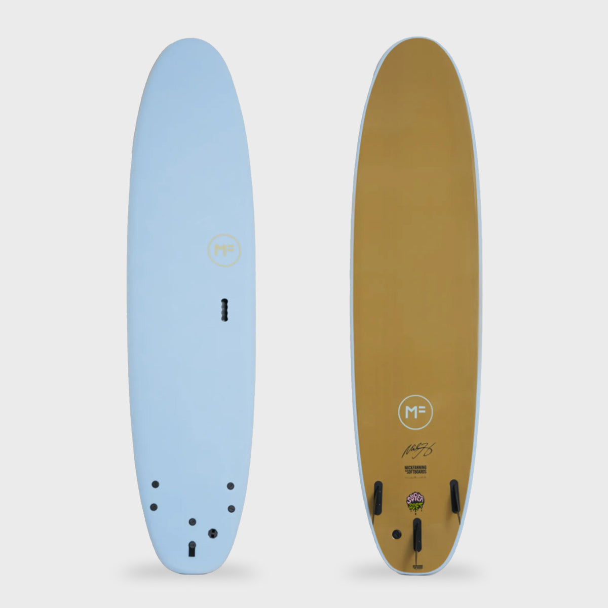 MICK FANNING SOFTBOARDS THEBEASTIE6’0” Mick Fanning Beastie Super Soft Tri Softboard - Sky – ManGo Surfing