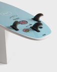Mick Fanning Beastie Supersoft Surfboard Multi Box 3F - White/Teal