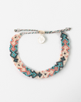 Pineapple Island Leme Surf Bracelet - Pink /Multi