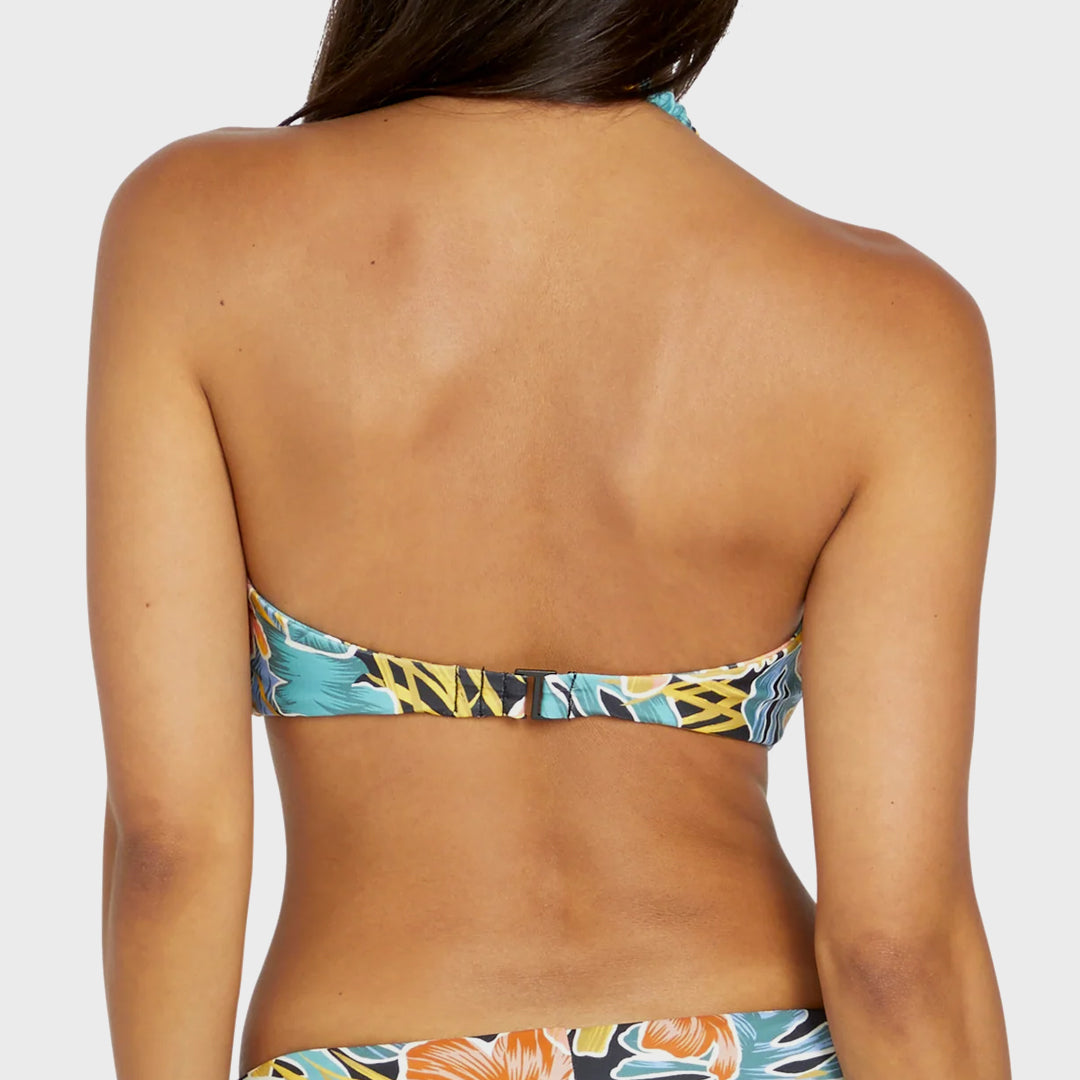 Volcom Womens Take It Easy Bandeau Bikini Top - Multi - ManGo Surfing