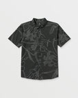 Volcom Mens CAD Floral Short Sleeve Shirt - Stealth - ManGo Surfing